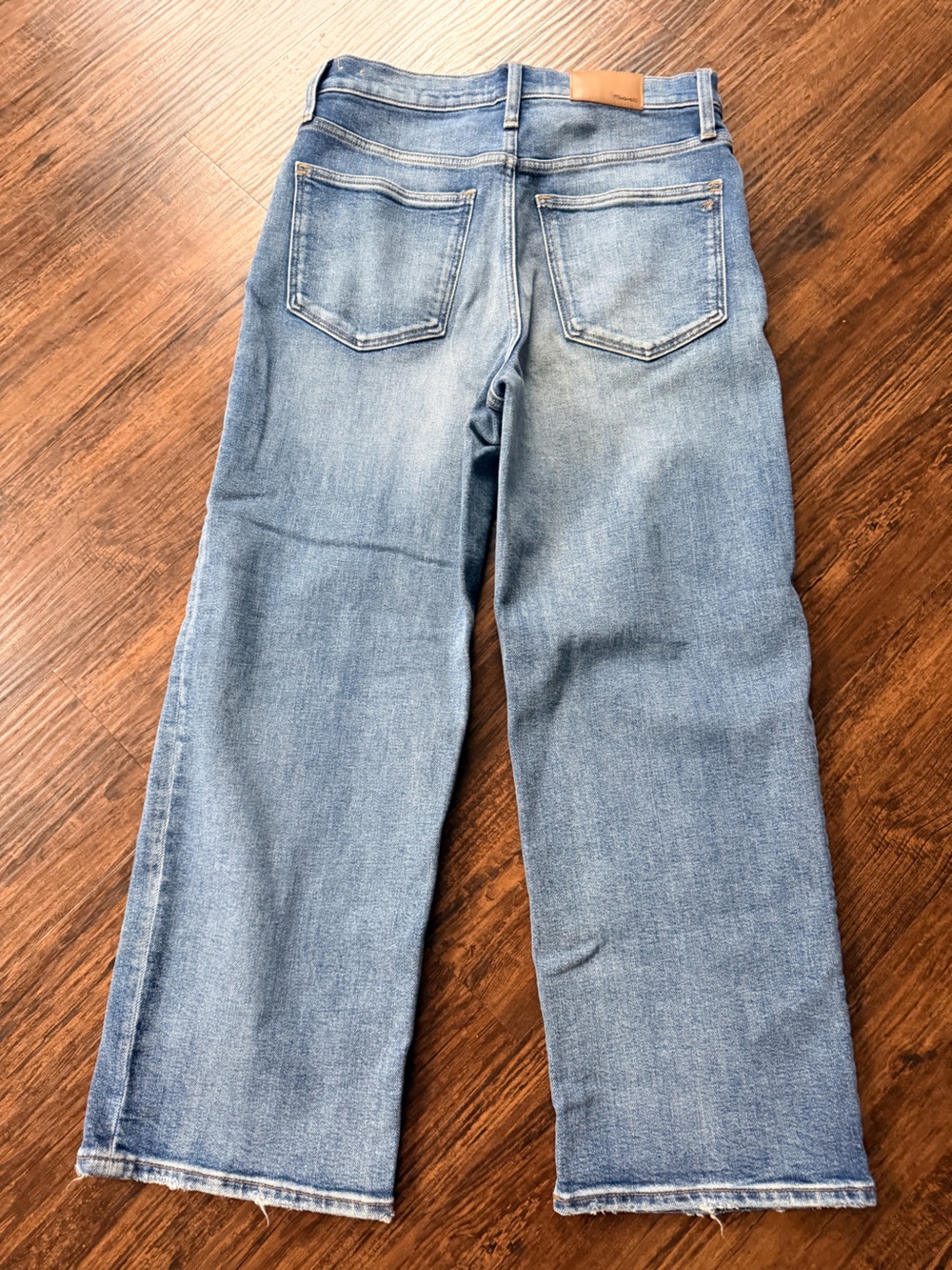 Madewell Faded Light-Blue Straight Leg Jeans - Picture 5 of 5